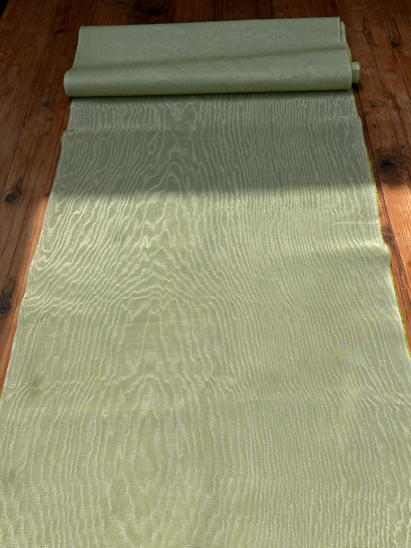 Pastel Green Home Textile Interior Fabrics, Watermark Pattern.