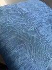 Blue Luxurious Silk Upholstery For Ottoman Headboard, Home Textile Interior Fabrics  /78 cm width