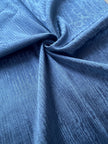 Blue Luxurious Silk Upholstery For Ottoman Headboard, Home Textile Interior Fabrics  /78 cm width