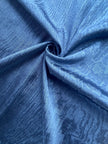 Blue Luxurious Silk Upholstery For Ottoman Headboard, Home Textile Interior Fabrics  /78 cm width