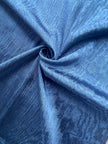 Blue Luxurious Silk Upholstery For Ottoman Headboard, Home Textile Interior Fabrics  /78 cm width