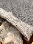 Light Gray Unique Natural Fabrics: Funky, Sheer, and Textured Cotton Linen.