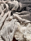Light Gray Unique Natural Fabrics: Funky, Sheer, and Textured Cotton Linen.