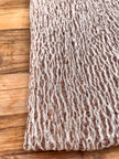 Brown Linen Fabric By The Yard Textured Handloom Semi-Sheer Natural Fabrics..