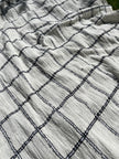 Cotton Gauze Fabric Sheer & Stretchy With Stripes