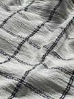 Cotton Gauze Fabric Sheer & Stretchy With Stripes