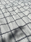 Cotton Gauze Fabric Sheer & Stretchy With Stripes