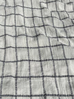 Cotton Gauze Fabric Sheer & Stretchy With Stripes