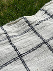 Cotton Gauze Fabric Sheer & Stretchy With Stripes