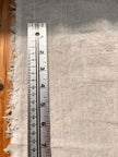 White Pin Striped Neutral Organic Cotton Fabric By The Meter.