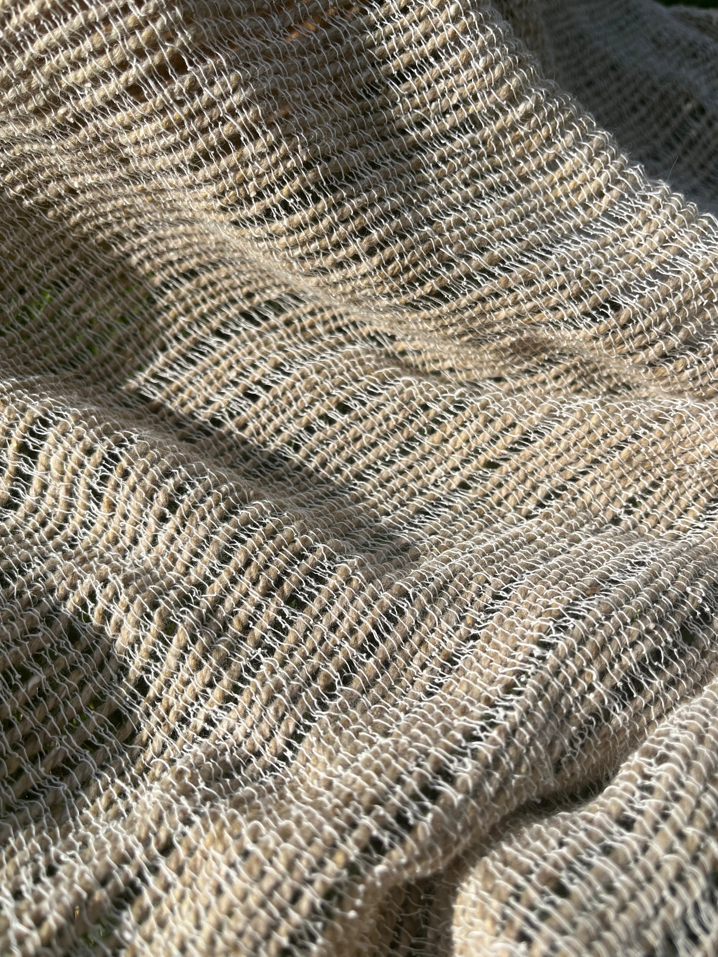 Handwoven Wool & Organic Cotton Fabric | Bürümcük Weave