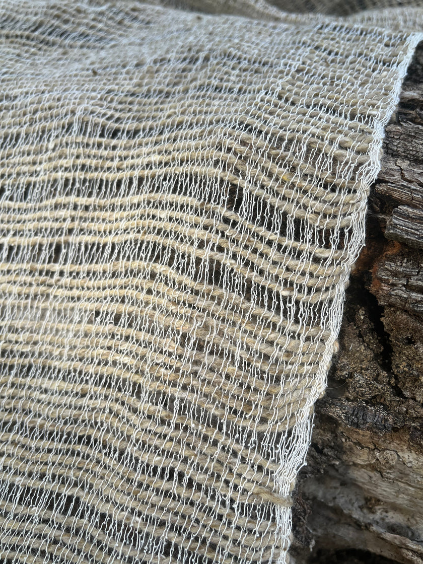 Handwoven Wool & Organic Cotton Fabric | Bürümcük Weave