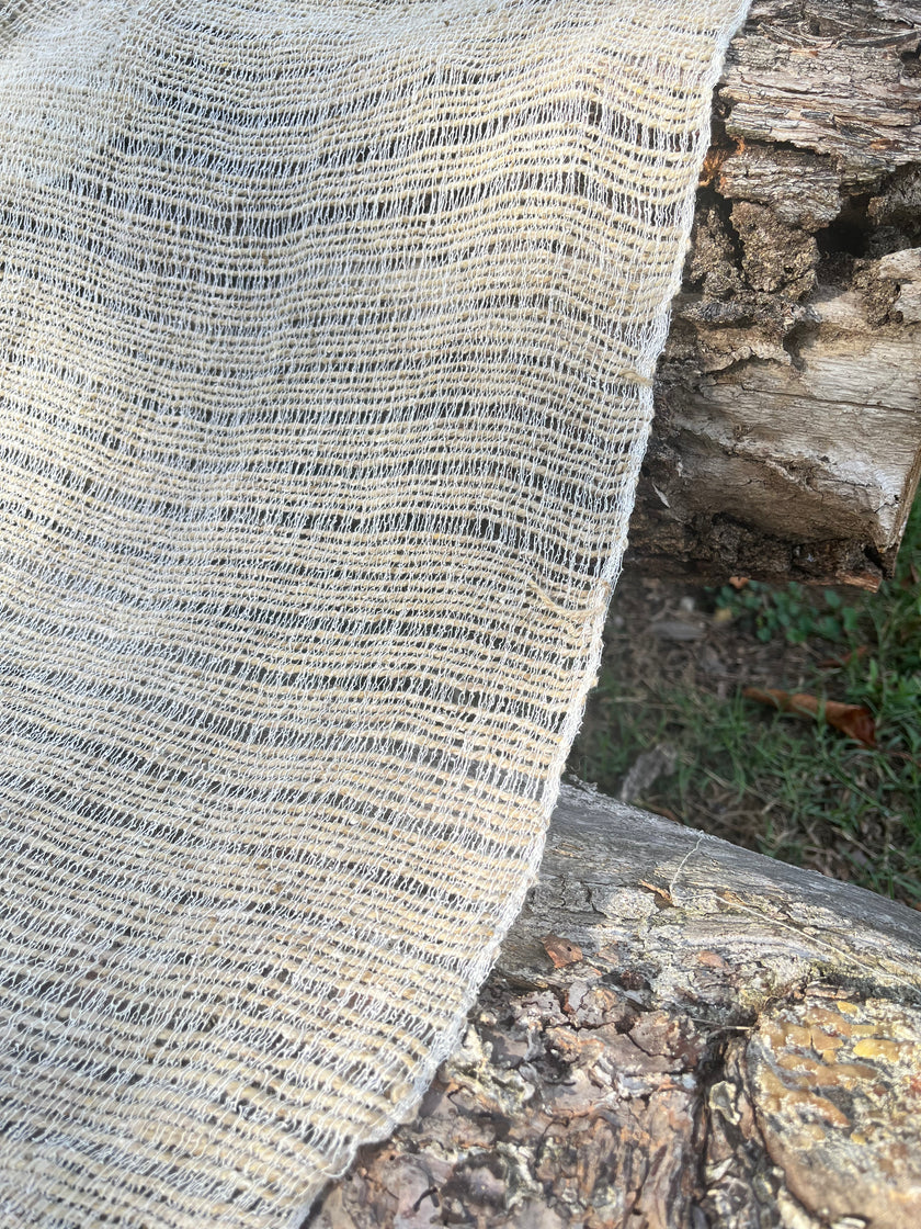 Handwoven Wool & Organic Cotton Fabric | Bürümcük Weave