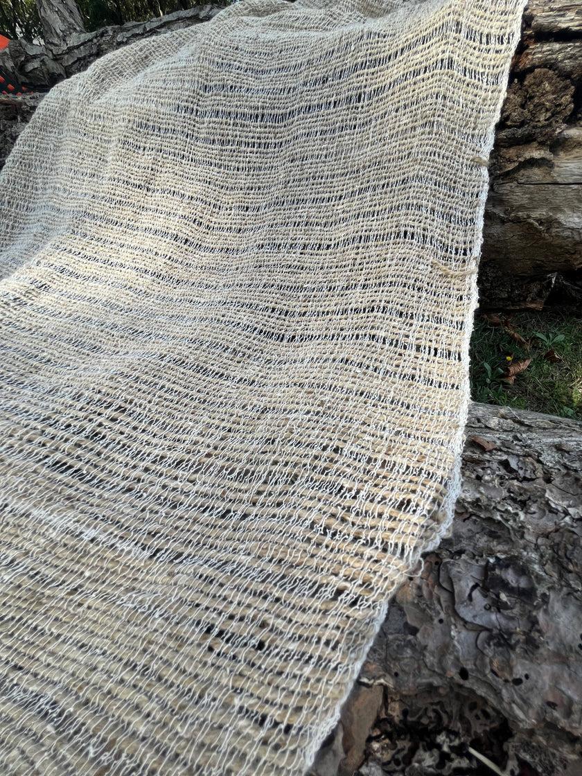 Handwoven Wool & Organic Cotton Fabric | Bürümcük Weave
