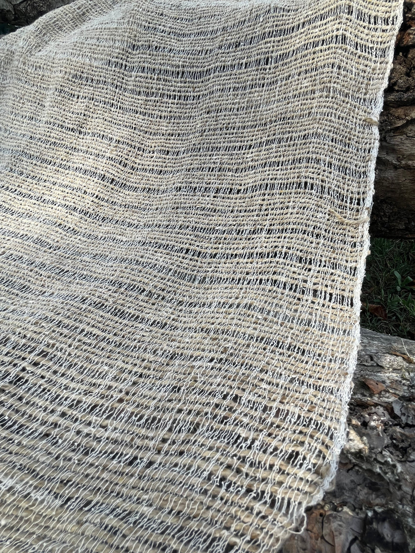 Handwoven Wool & Organic Cotton Fabric | Bürümcük Weave