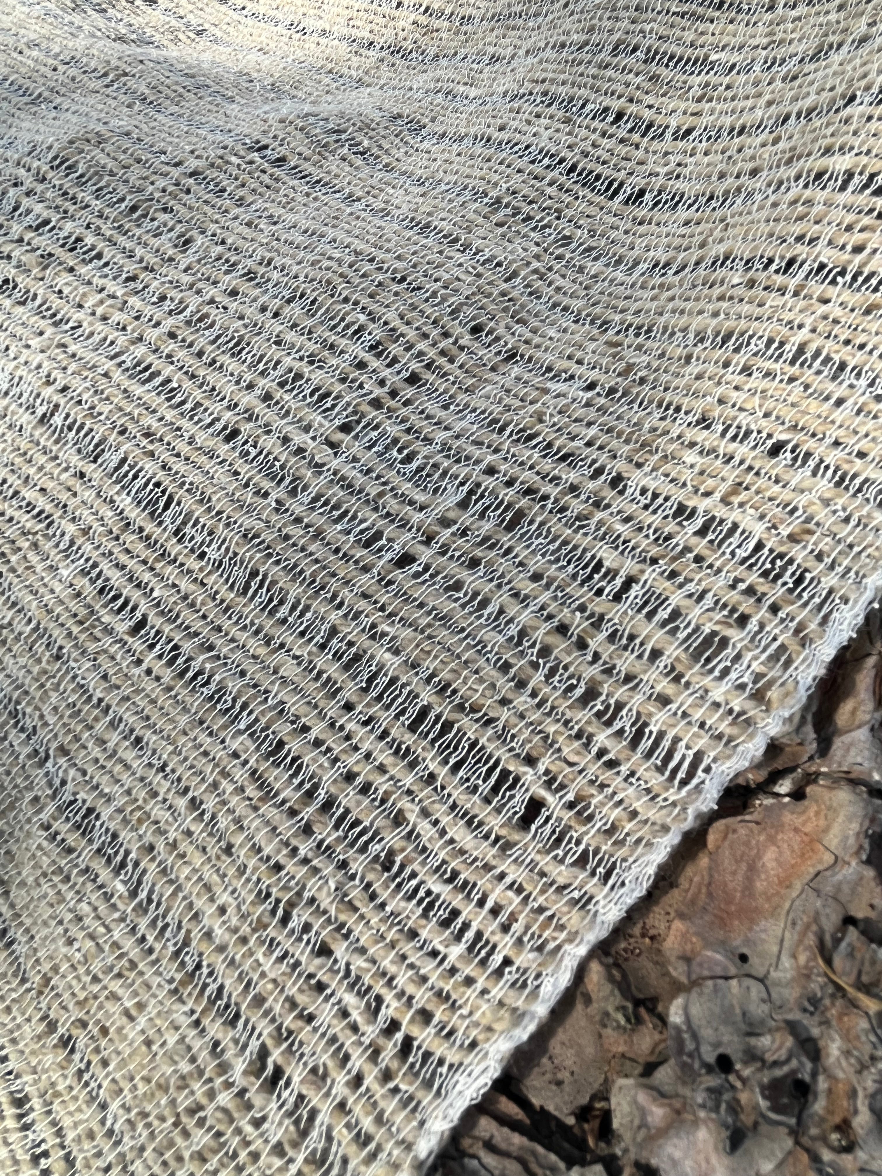 Handwoven Wool & Organic Cotton Fabric | Bürümcük Weave