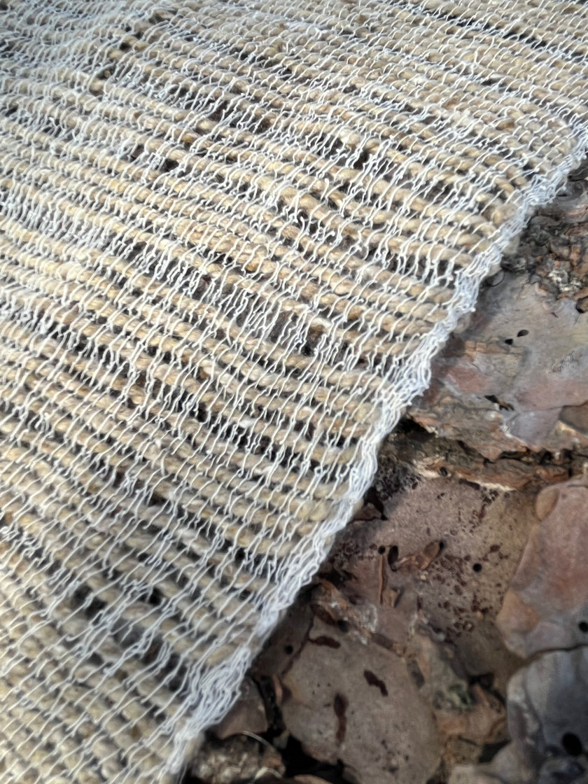 Handwoven Wool & Organic Cotton Fabric | Bürümcük Weave