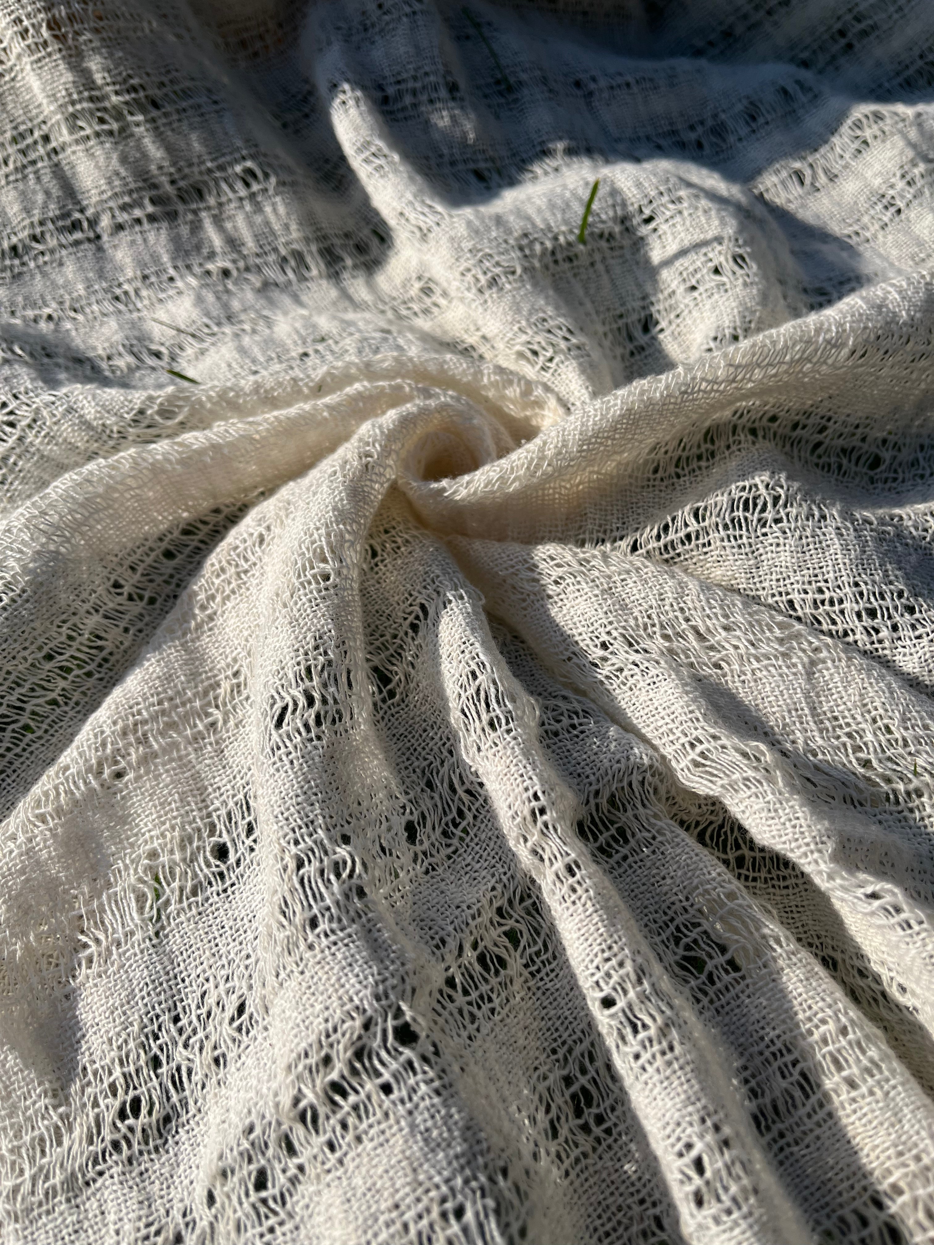 Handwoven Organic Cotton Fabric | Traditional Bürümcük Weave