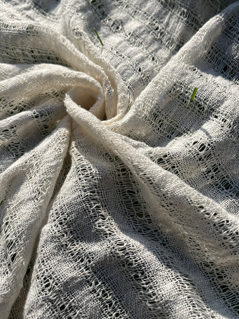 Traditional Turkish Bürümcük weave handwoven fabric
