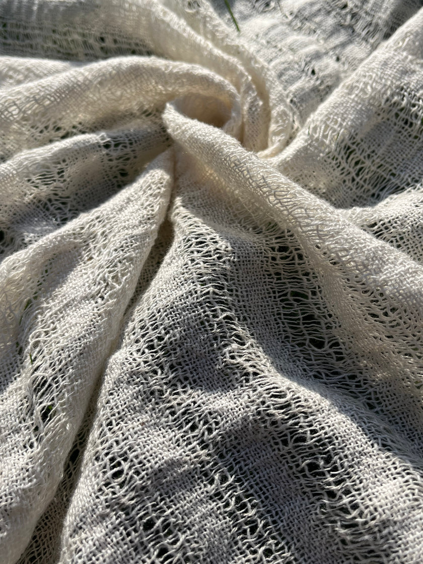 Handwoven Organic Cotton Fabric | Traditional Bürümcük Weave