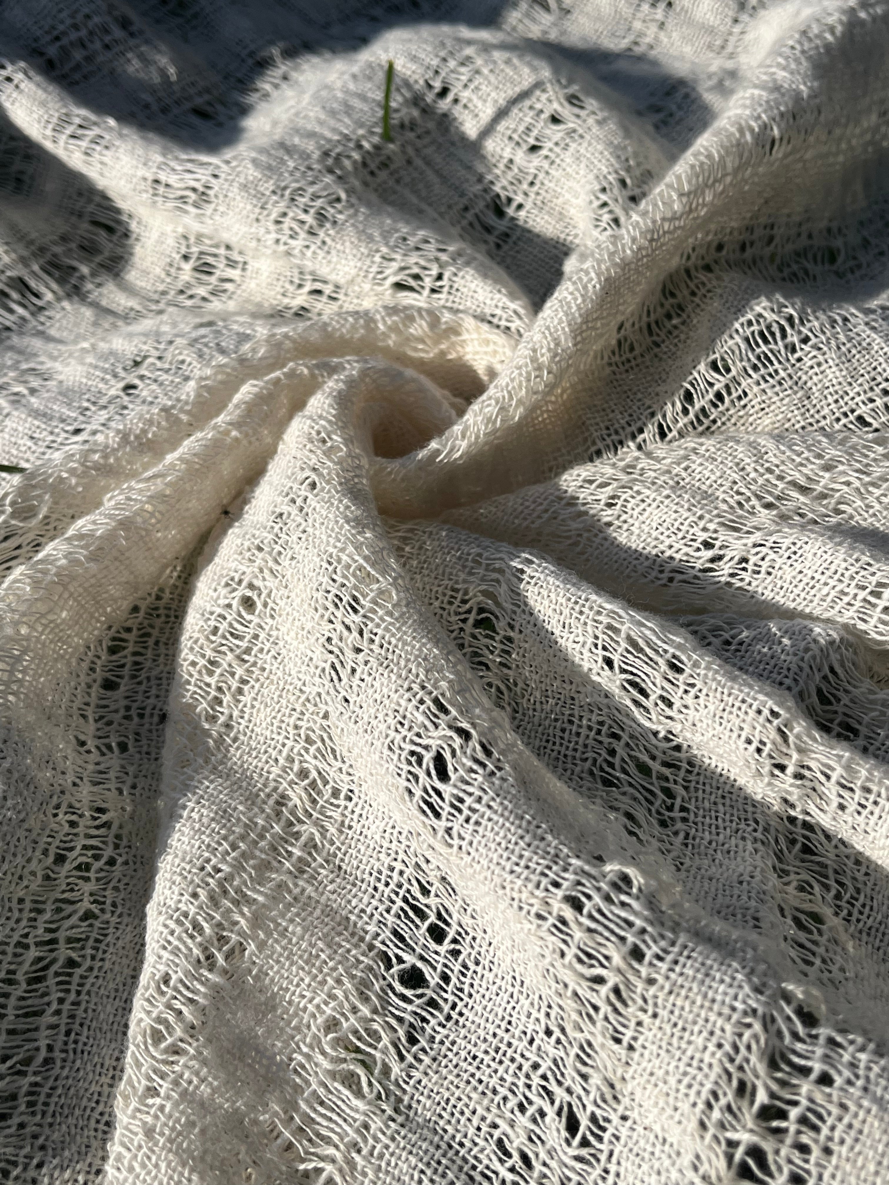 Handwoven organic cotton fabric from Anatolia