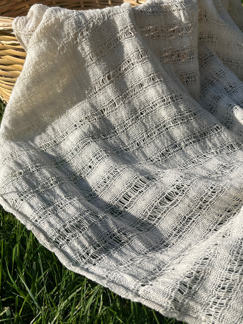 Handwoven Organic Cotton Fabric | Traditional Bürümcük Weave