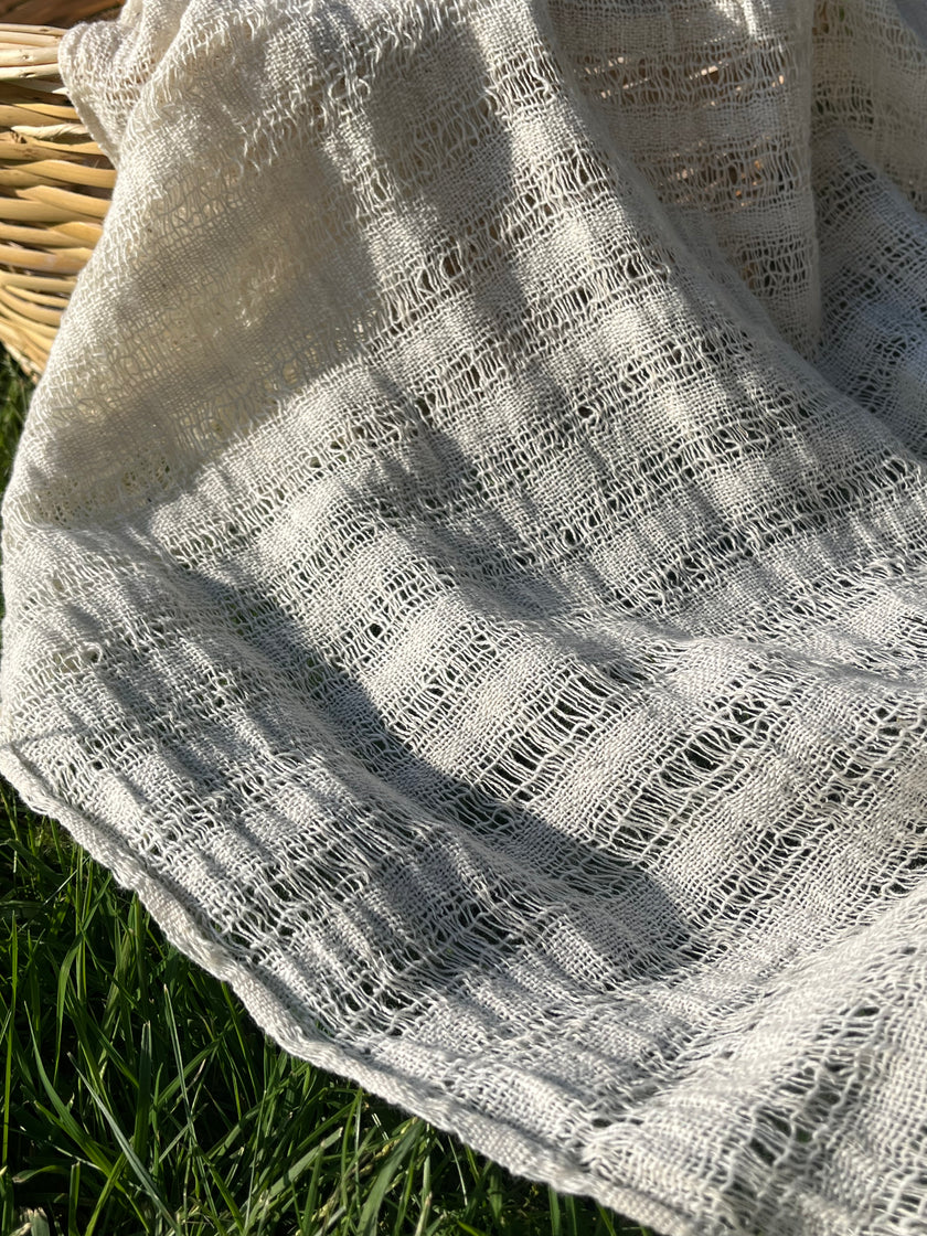 Handwoven Organic Cotton Fabric | Traditional Bürümcük Weave