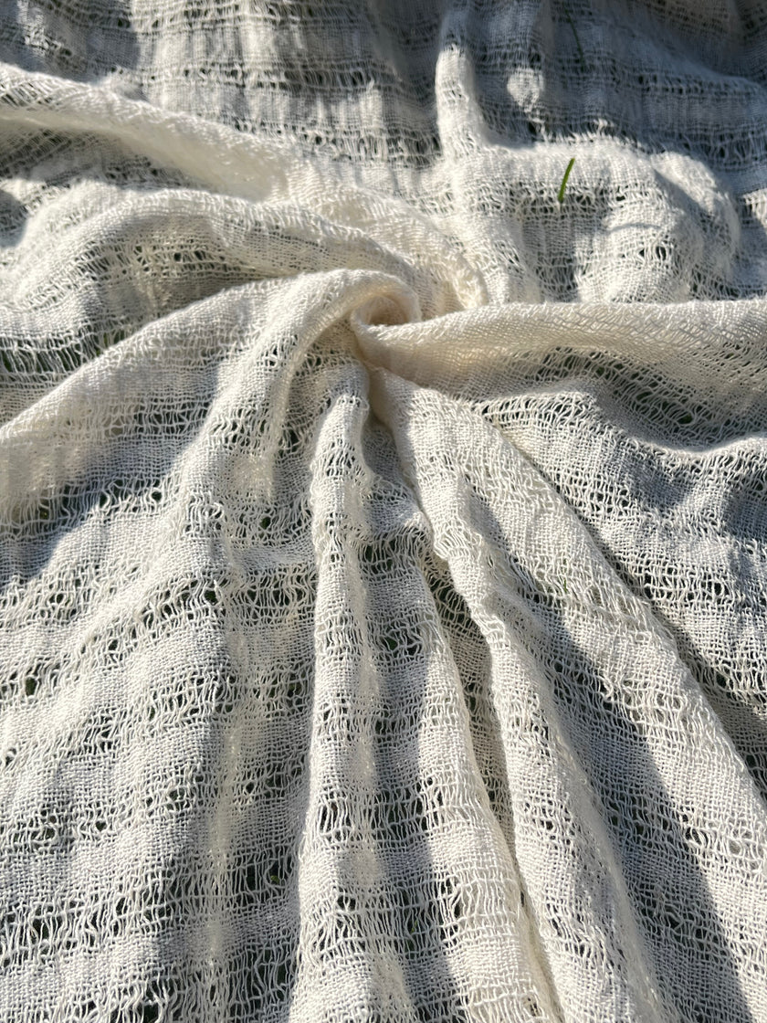 Handwoven Organic Cotton Fabric | Traditional Bürümcük Weave