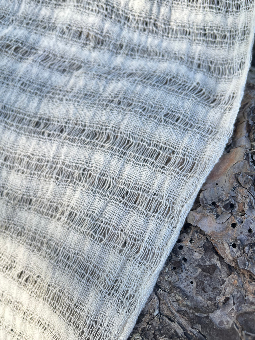 Handwoven Organic Cotton Fabric | Traditional Bürümcük Weave