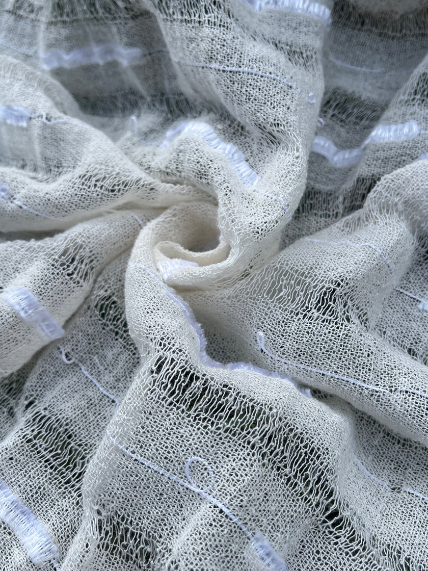 Handwoven Natural Fabrics, Hand Loomed Unique Textured Fabric.