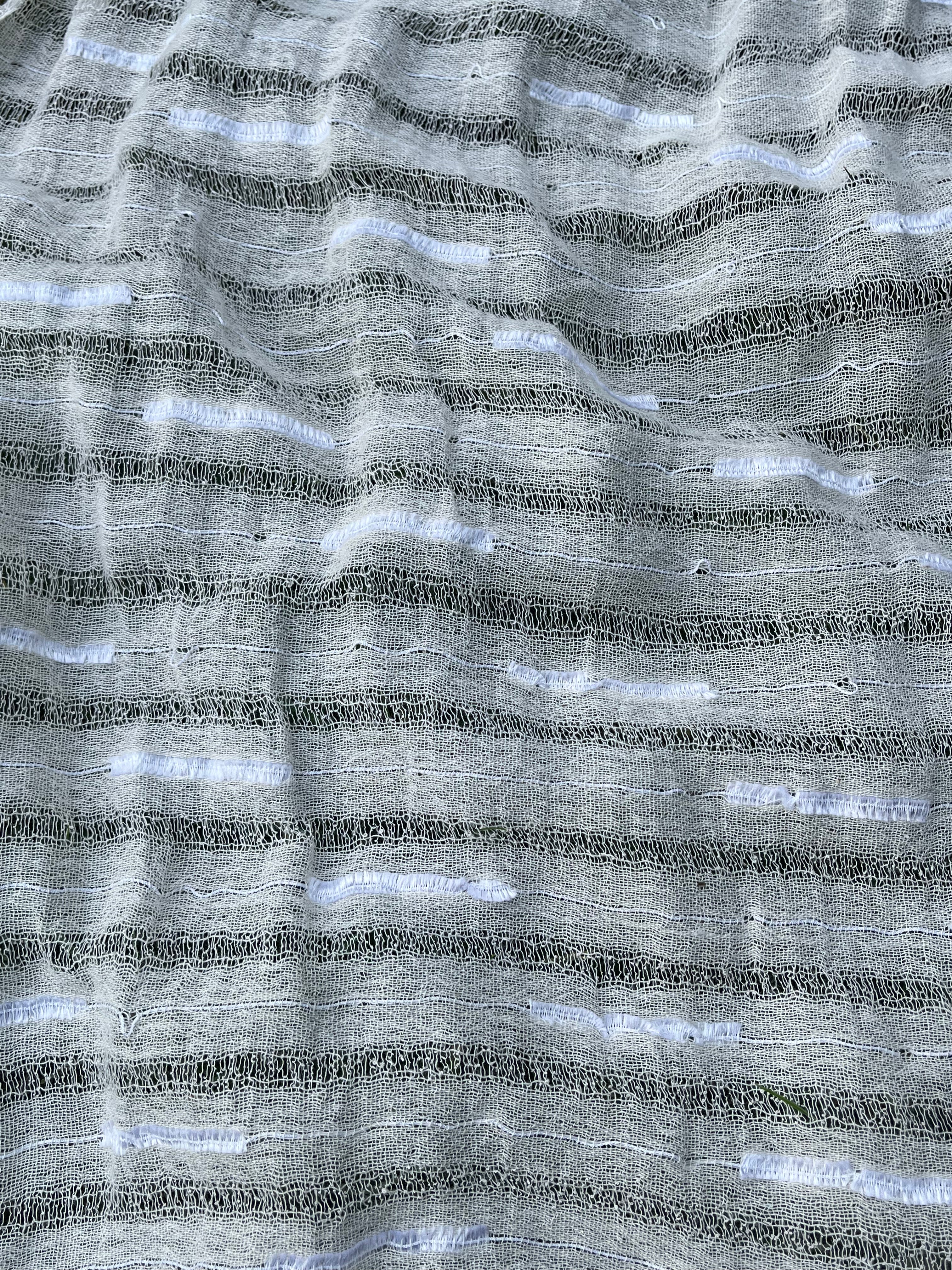 Handwoven Natural Fabrics, Hand Loomed Unique Textured Fabric.