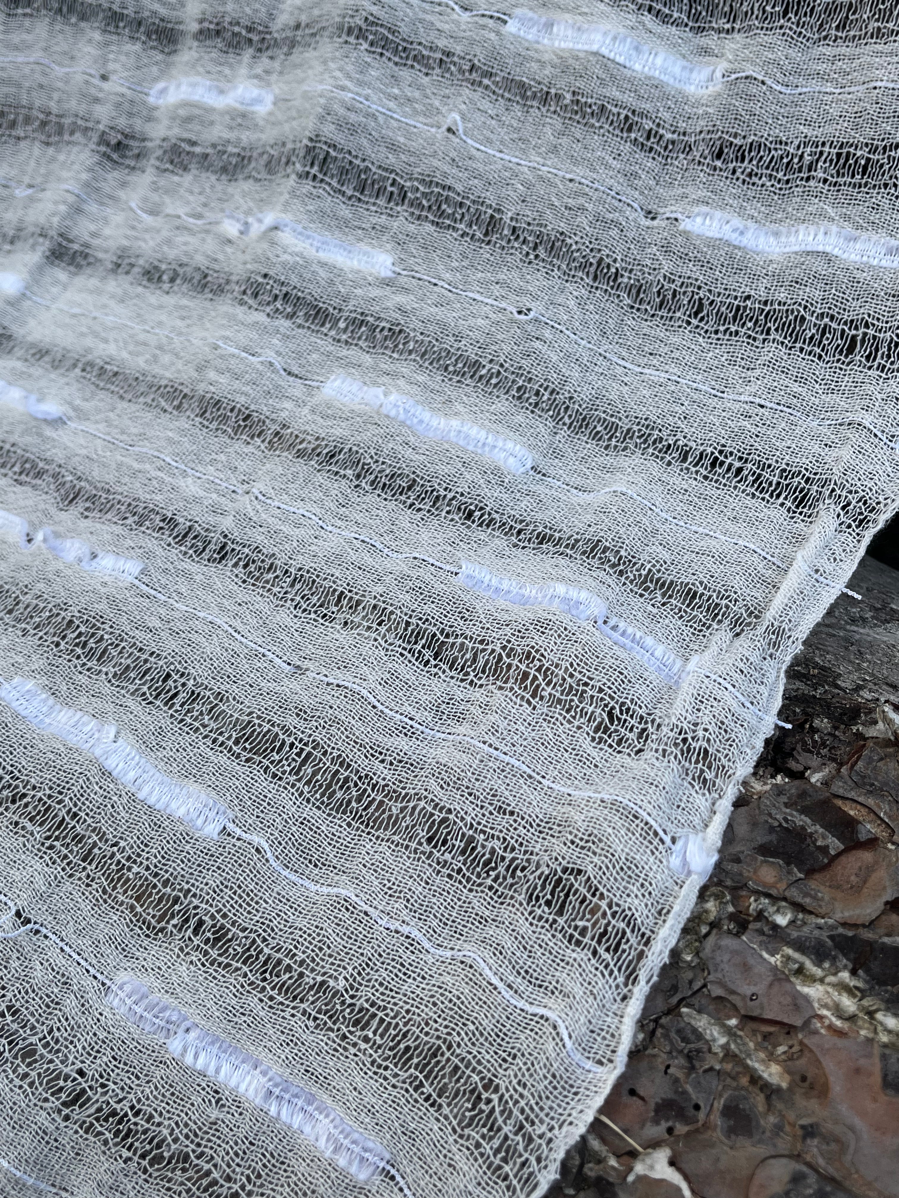 Handwoven organic cotton Bürümcük fabric from Anatolia