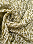 Green Textured Linen Fabric By The Yard Natural Fabrics.