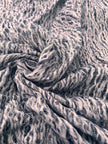 Tissu en lin gris bleuté par cour, tissu en coton biologique, tissus naturels semi-transparents texturés à la main.