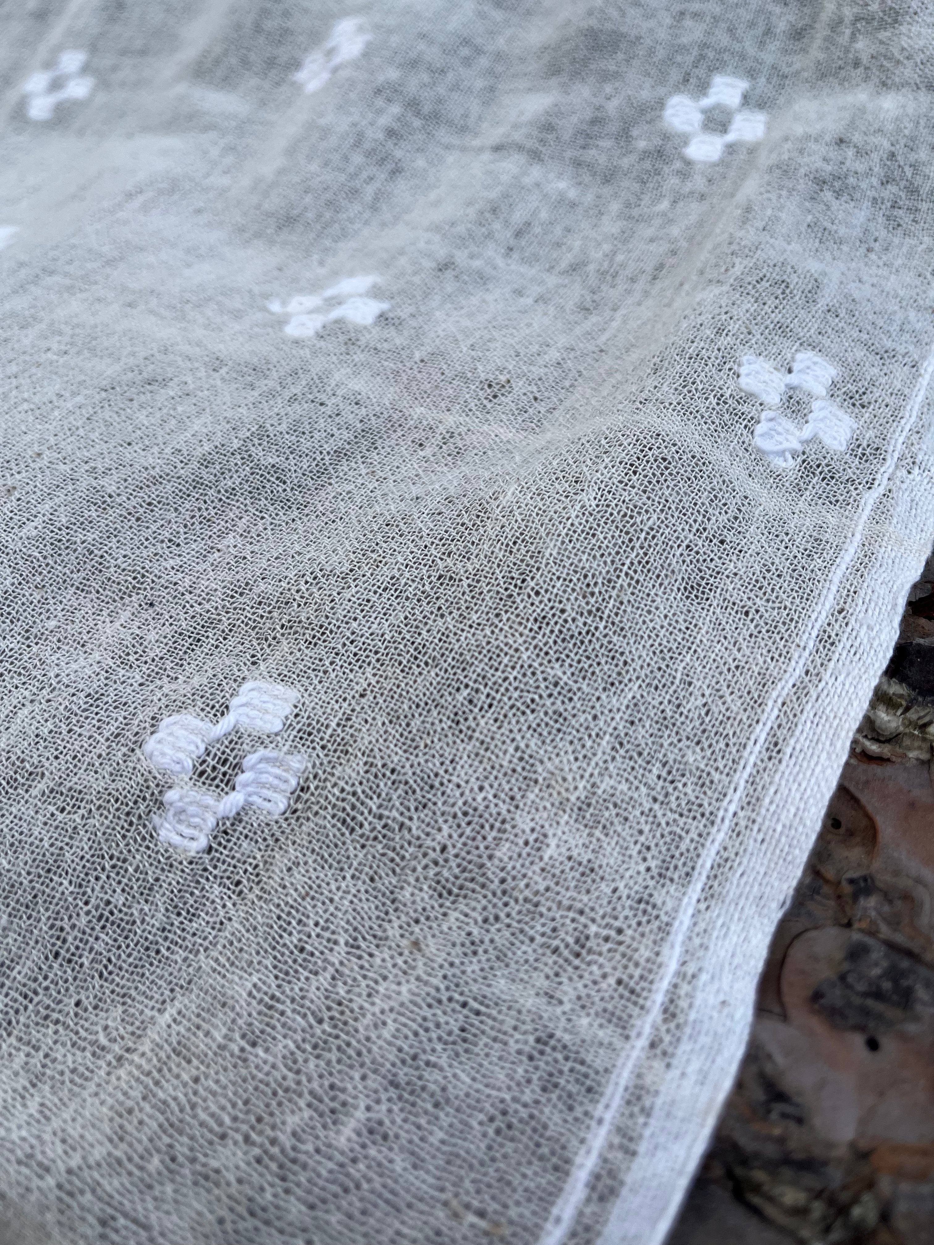 Handwoven organic cotton Dastar fabric from Anatolia