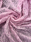 Lilac Pink Textured Linen Fabric By The Yard Natural Fabrics.