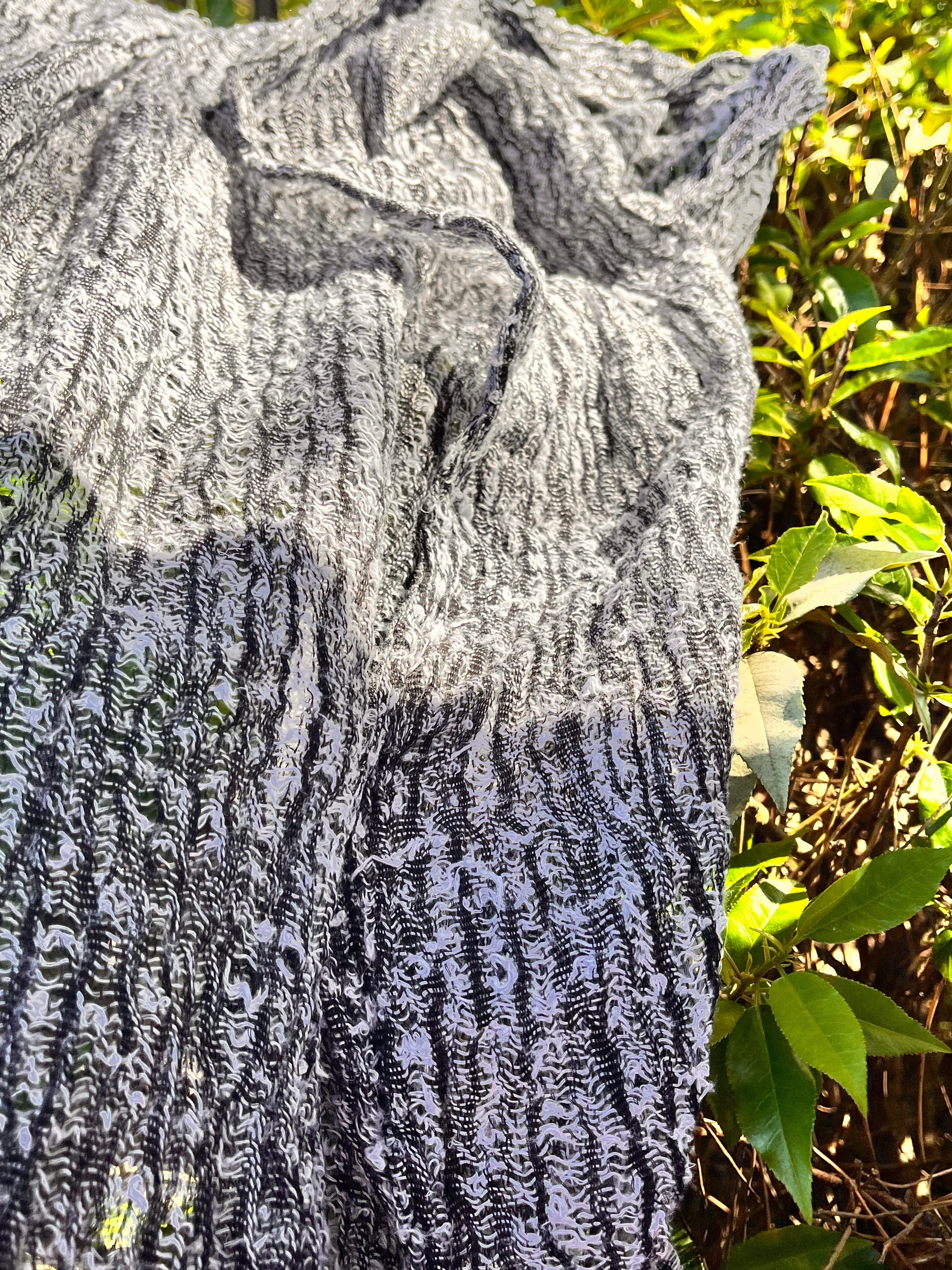 Tissus naturels uniques : mélange de lin et de coton funky, transparent et texturé | Tissus spéciaux de qualité avec texture 3D pour les créations estivales.