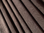 Light Brown Silk Moire Home Textile Interior Fabrics, Watermark Patterns.