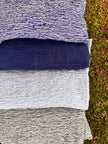 Light Blue Unique Natural Fabrics: Funky, Sheer, and Textured Cotton Linen