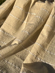 SILVER STRIPES ON COTTON