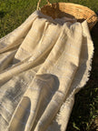 SILVER STRIPES ON COTTON