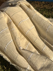 SILVER STRIPES ON COTTON