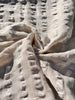 Linen Silk Blend Striped Fabric.