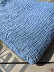 Tissu mousseline par cour - Tissu mousseline biologique - Mousseline de coton pour bébé - Tissu gaze 4 couches par mètre, 180 CM DE LARGEUR. Couverture nouveau-né.
