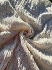 Textured Cotton Stretchy Crinkle Fabric.