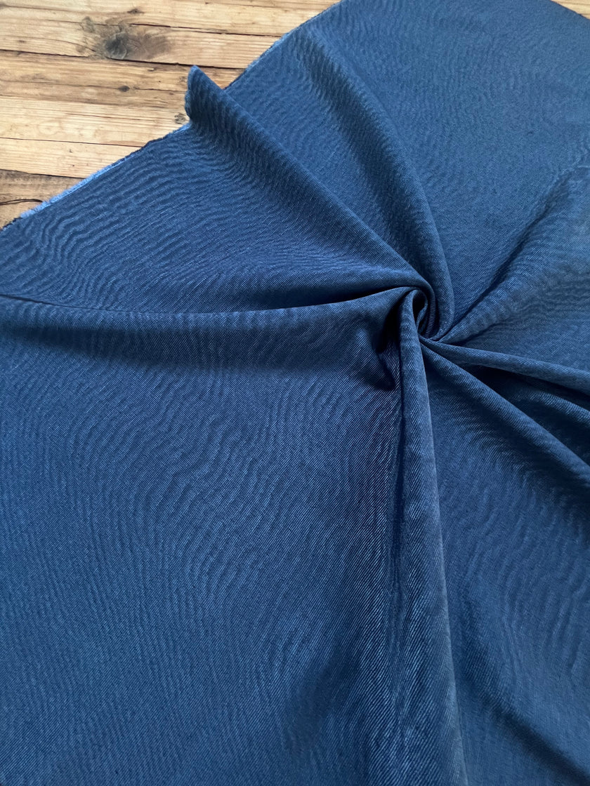 Blue Luxurious Silk Upholstery For Ottoman Headboard, Home Textile Interior Fabrics  /78 cm width