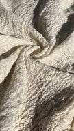 Stretchy Crinkle Cotton Fabric, Textured Surface.