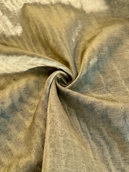 Sage Green Silk Moiré Fabric – 50/50 Silk Cotton Blend | Ottoman-Inspired Textile