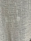 Stretchy Crinkle Cotton Fabric, Textured Surface, Black & Natural White & Butter Yellow