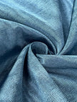 Blue Silk Home Textile Interior Fabrics Watermark Patterns.